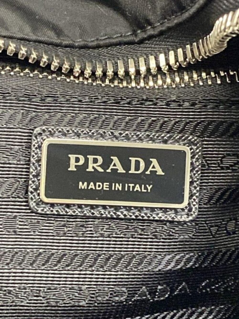 Prada Boston Bag Black Re-Nylon No Lock Leather - Picture 9 of 15
